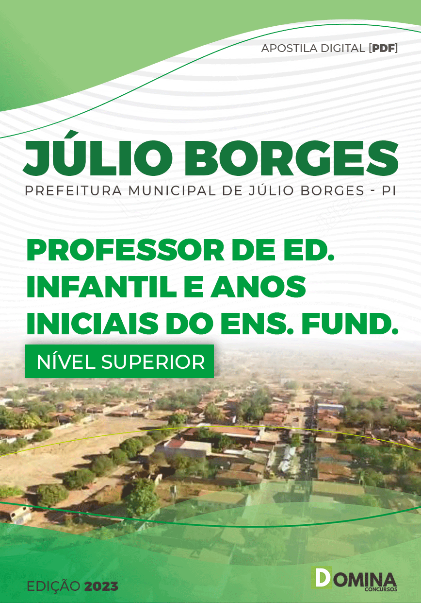 Apostila Pref Júlio Borges PI 2023 Professor Educação Infantil