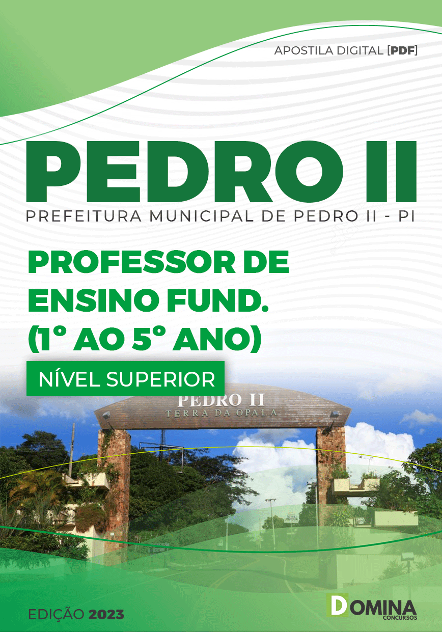 Apostila Pref Pedro II PI 2023 Professor Ensino Fundamental