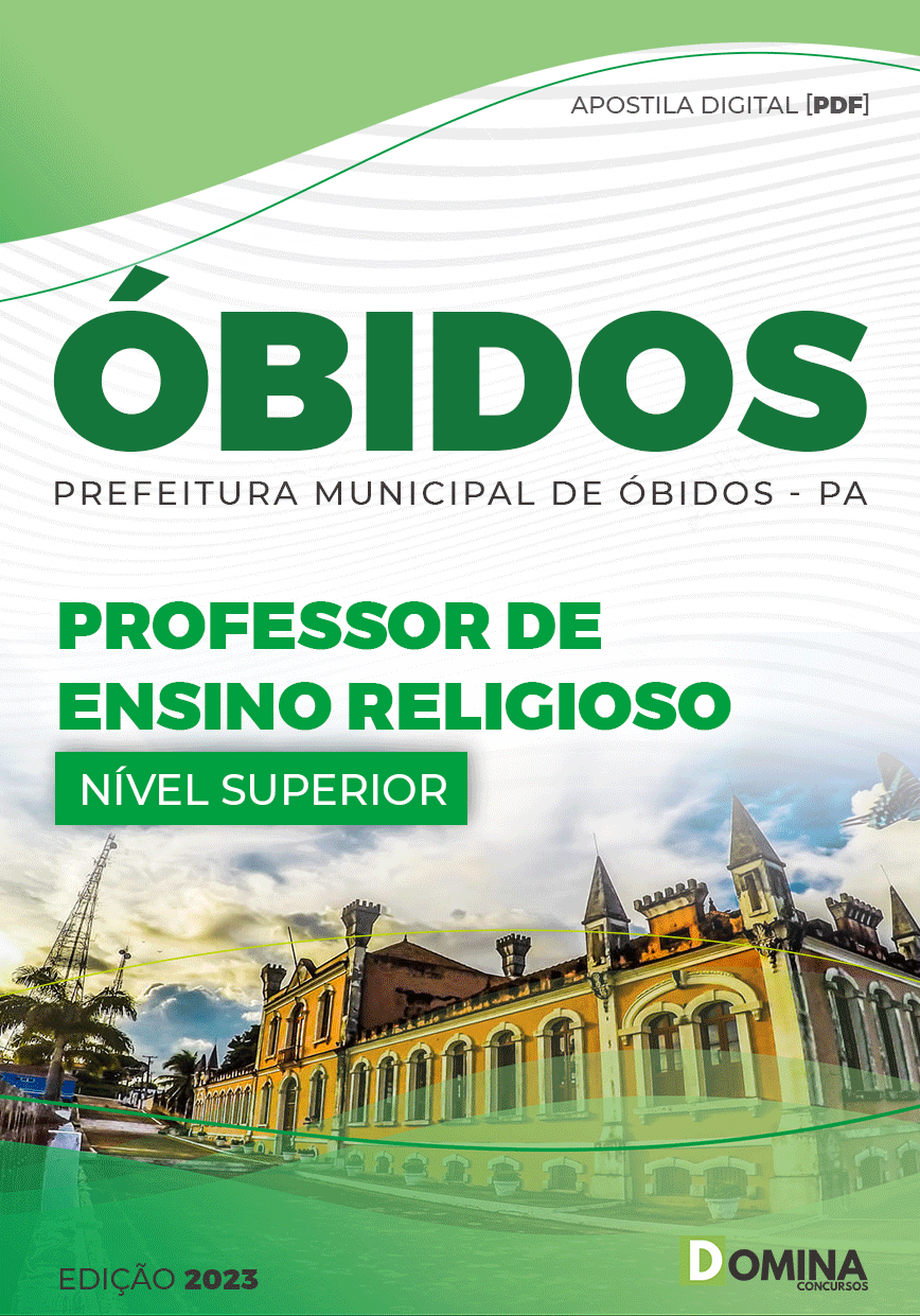 Apostila Pref Óbidos PA 2023 Professor Atendimento Religiosos
