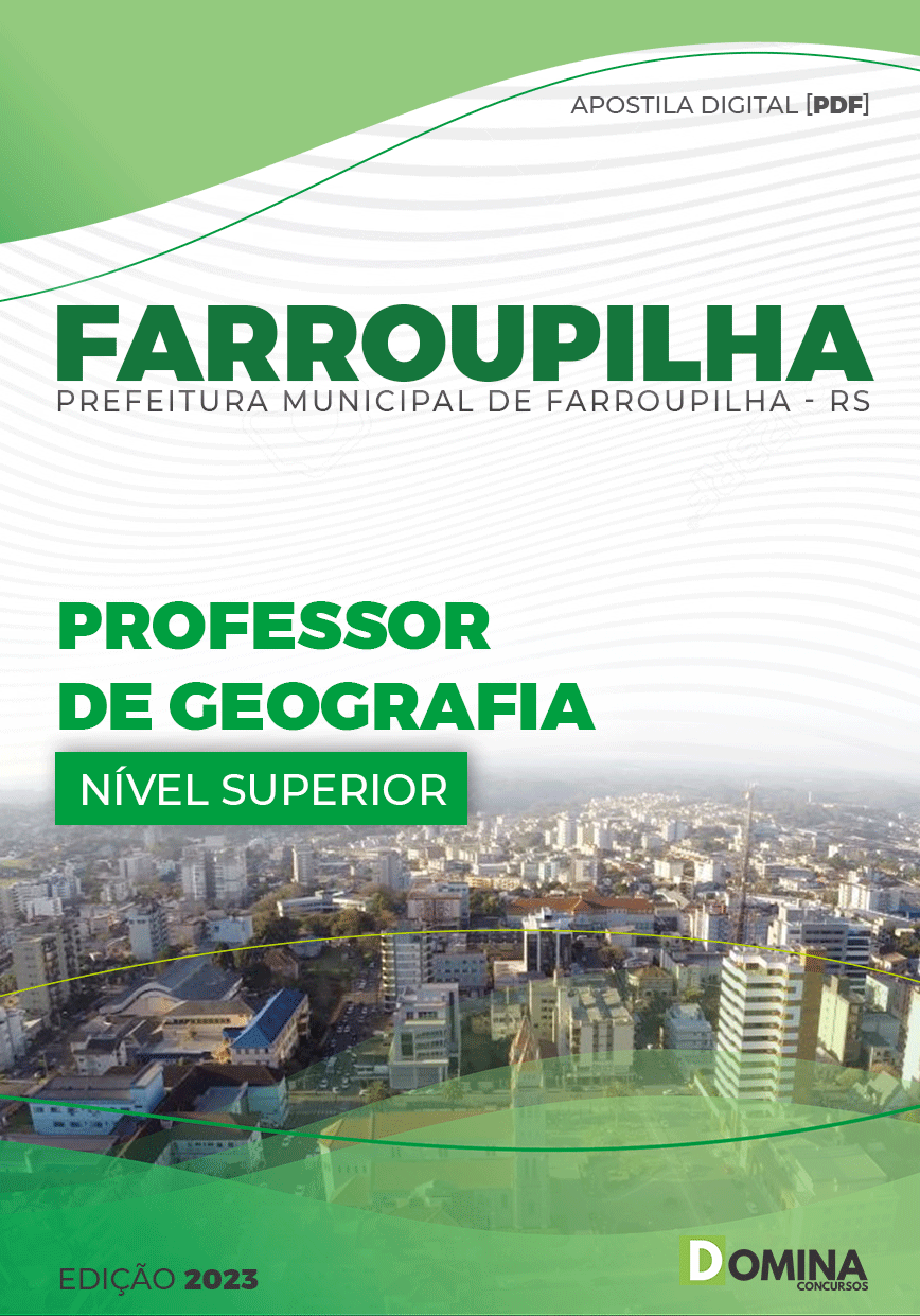Apostila Pref Farroupilha RS 2023 Professor Anos Finais Geografia