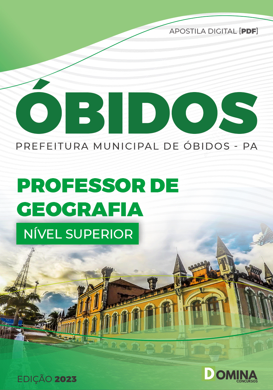 Apostila Pref Óbidos PA 2023 Professor Geografia