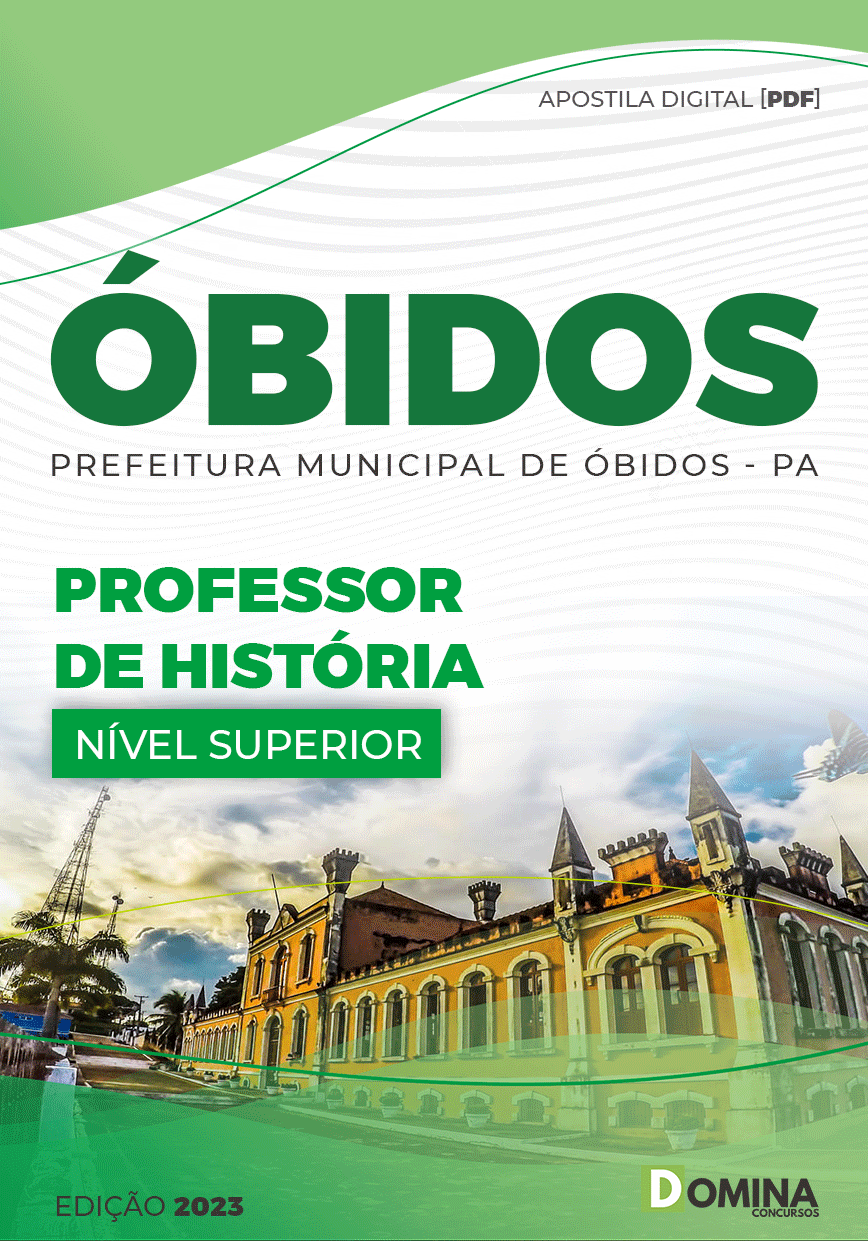 Apostila Digital Pref Óbidos PA 2023 Professor História
