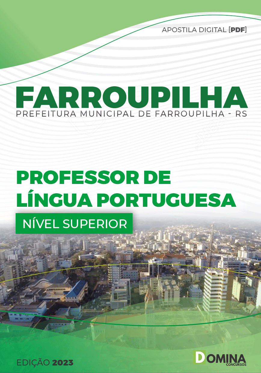 Apostila Pref Farroupilha RS 2023 Professor Anos Finais Língua Português