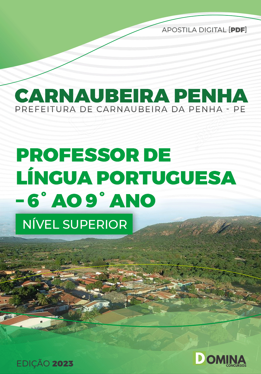 Apostila Pref Carnaubeira Penha PE 2023 Professor Língua Portuguesa