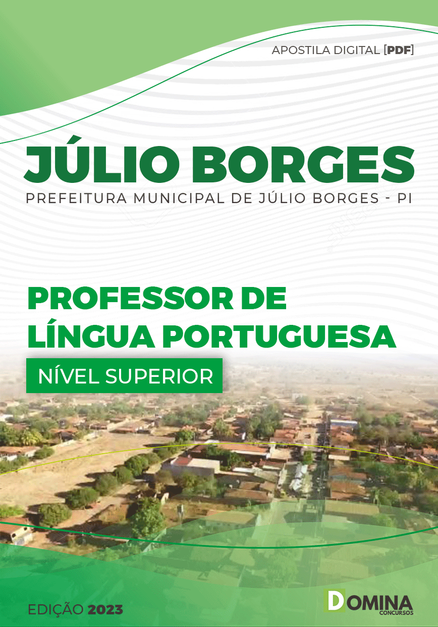 Apostila Pref Júlio Borges PI 2023 Professor Língua Portuguesa