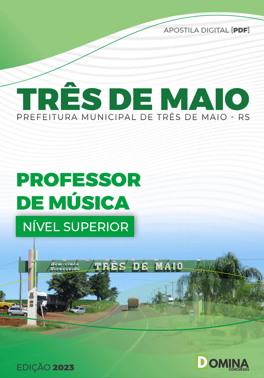 Apostila Digital Pref Três Maio RS 2023 Professor Música