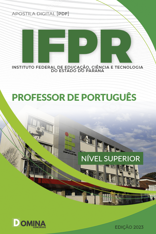 Apostila Digital IFPR 2023 Professor Letras Português
