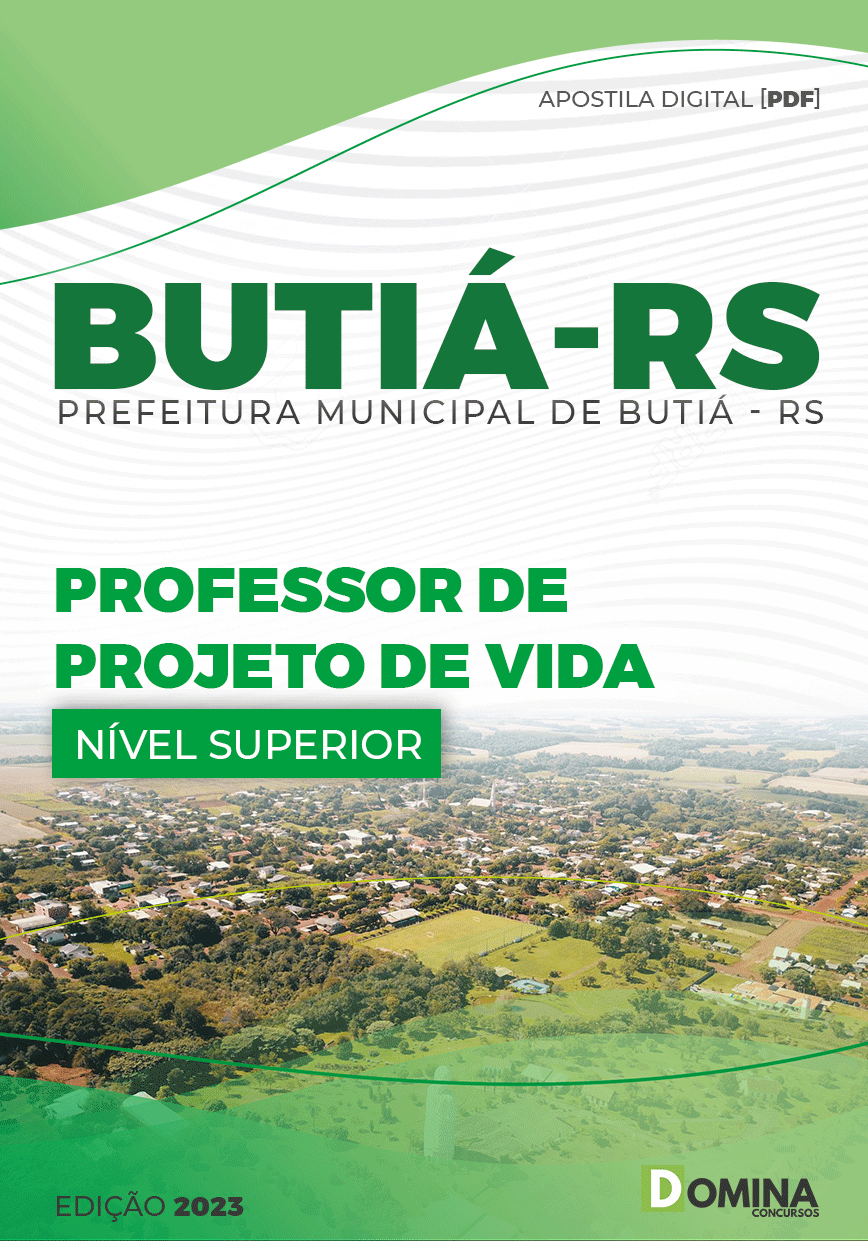 Apostila Digital Pref Butiá RS 2023 Professor Projeto Vida
