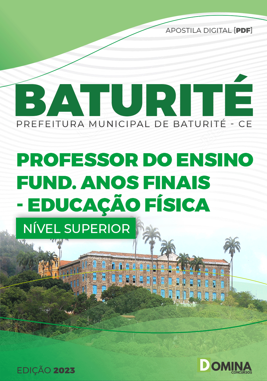 Apostila Pref Baturité CE 2023 Professor Ensino Fund Educação Física