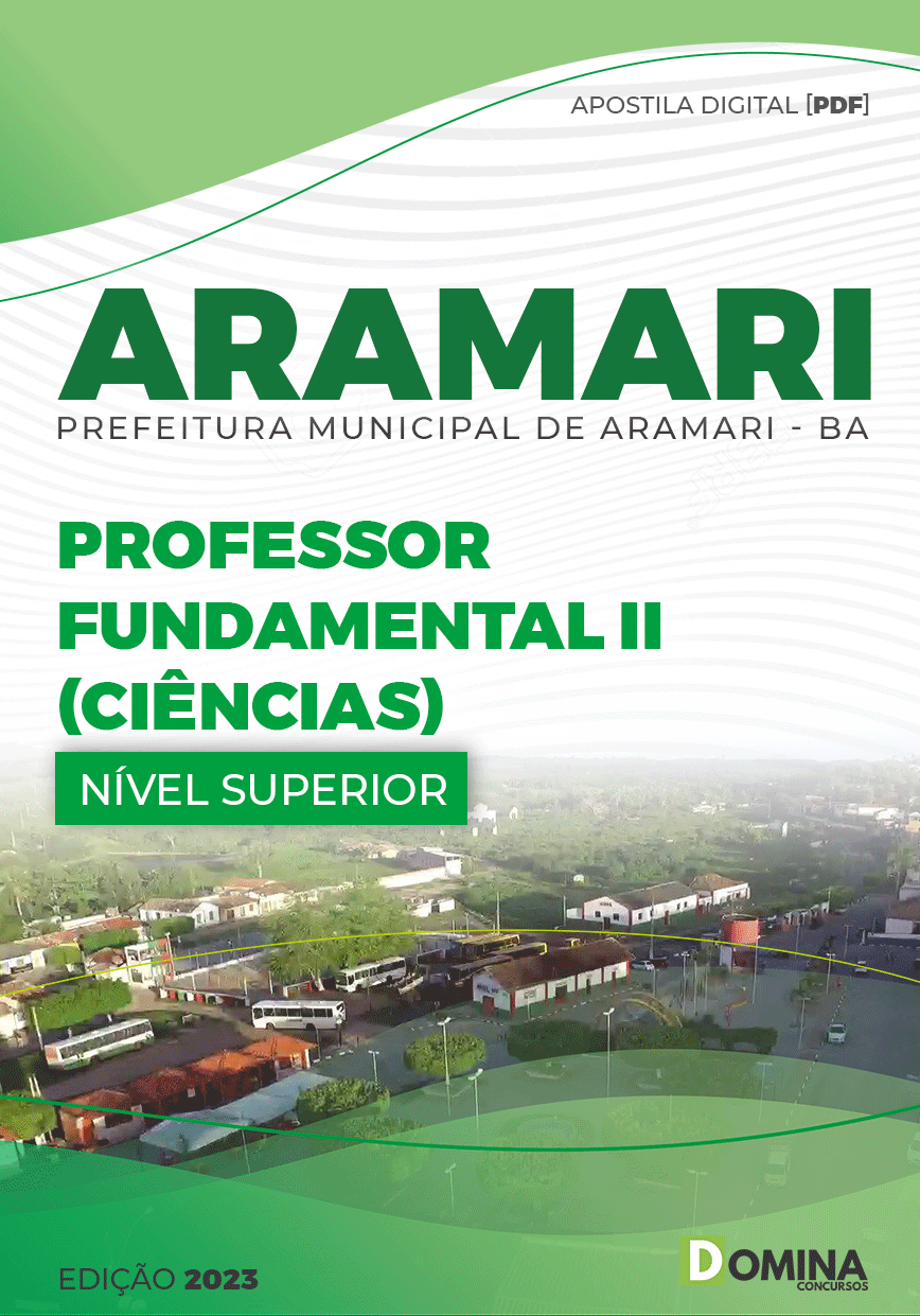Apostila Pref Aramari BA 2023 Professor Fundamental II Ciências