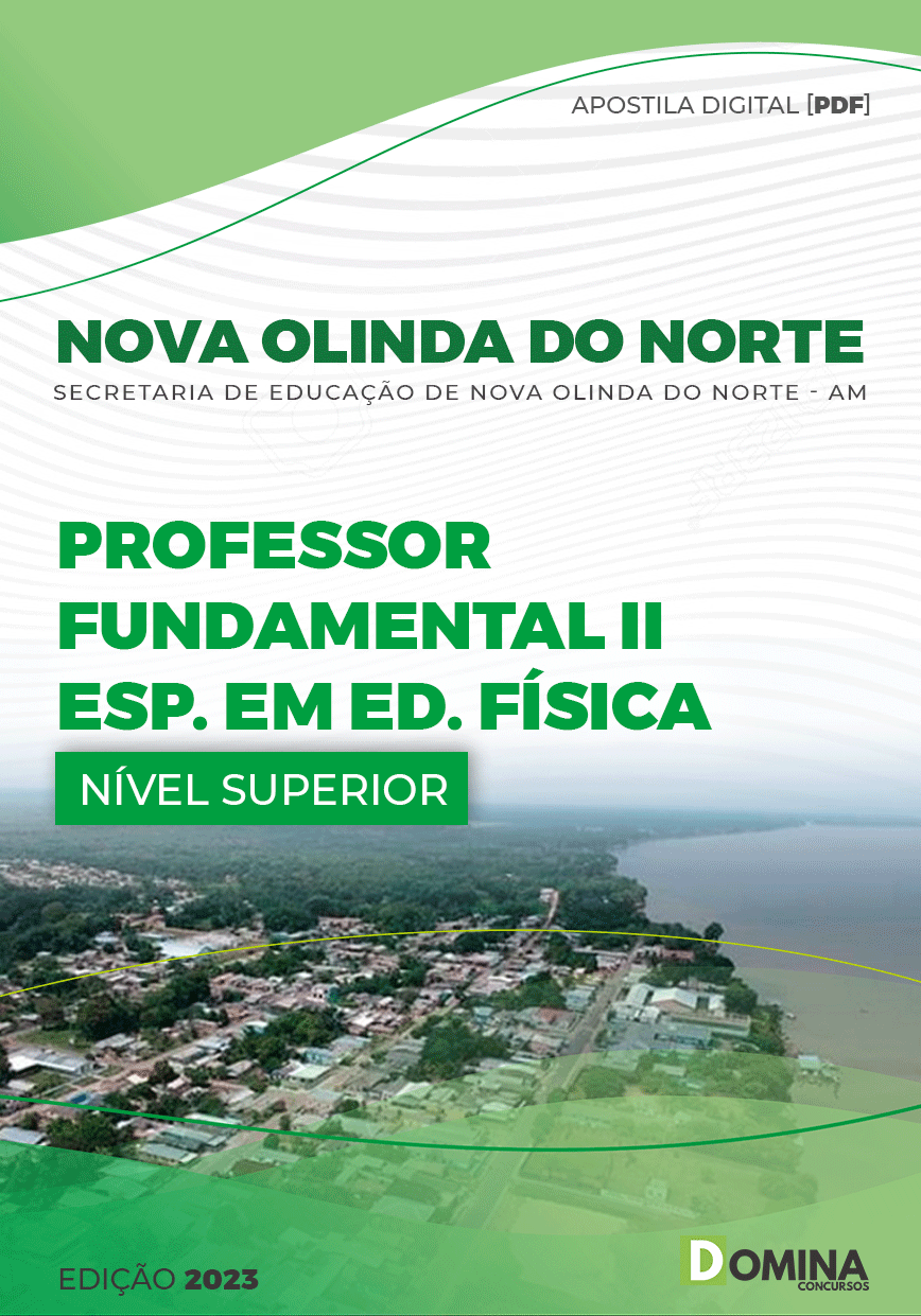 Apostila Pref Nova Olinda Norte AM 2023 Professor II Educação Física