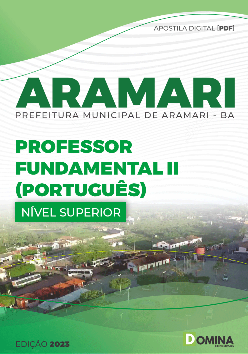 Apostila Pref Aramari BA 2023 Professor Fundamental II Português