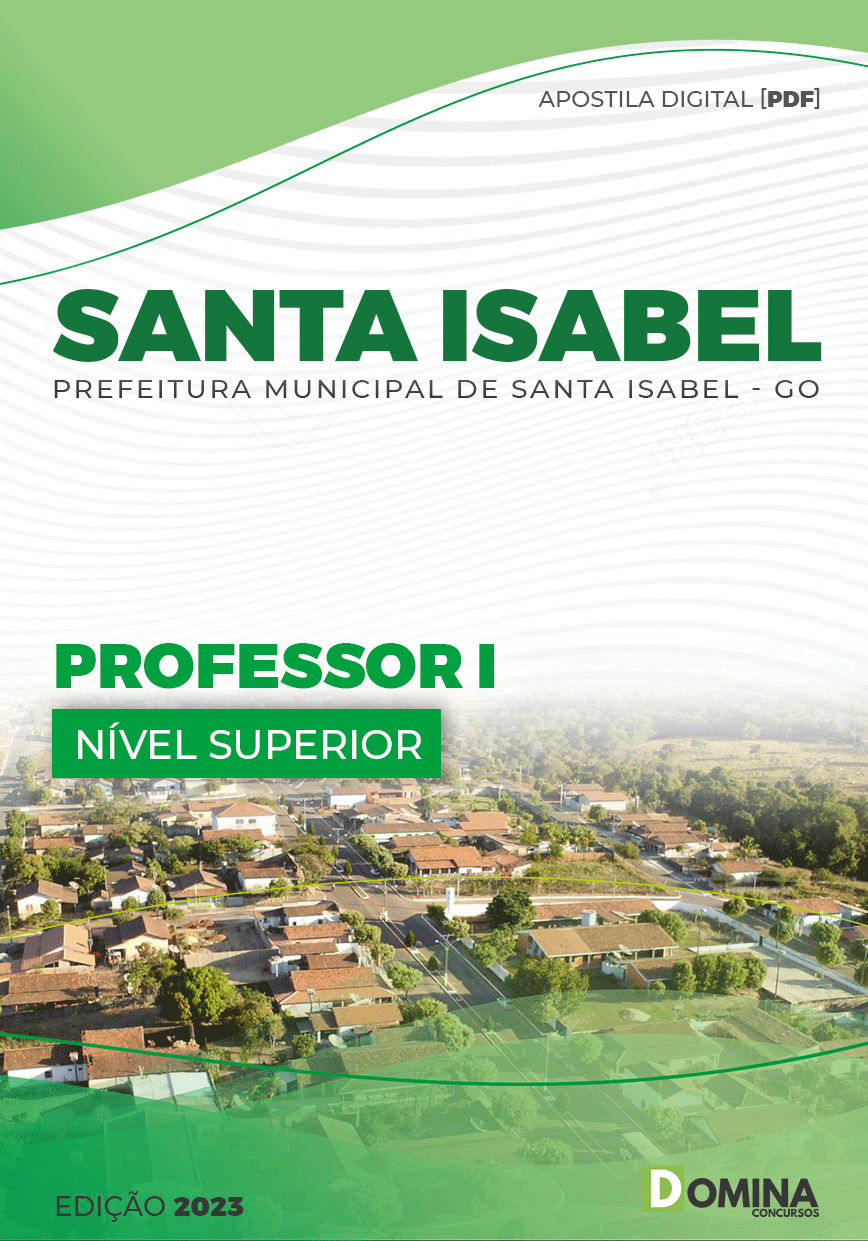 Apostila Digital Pref Santa Isabel GO 2023 Professor I