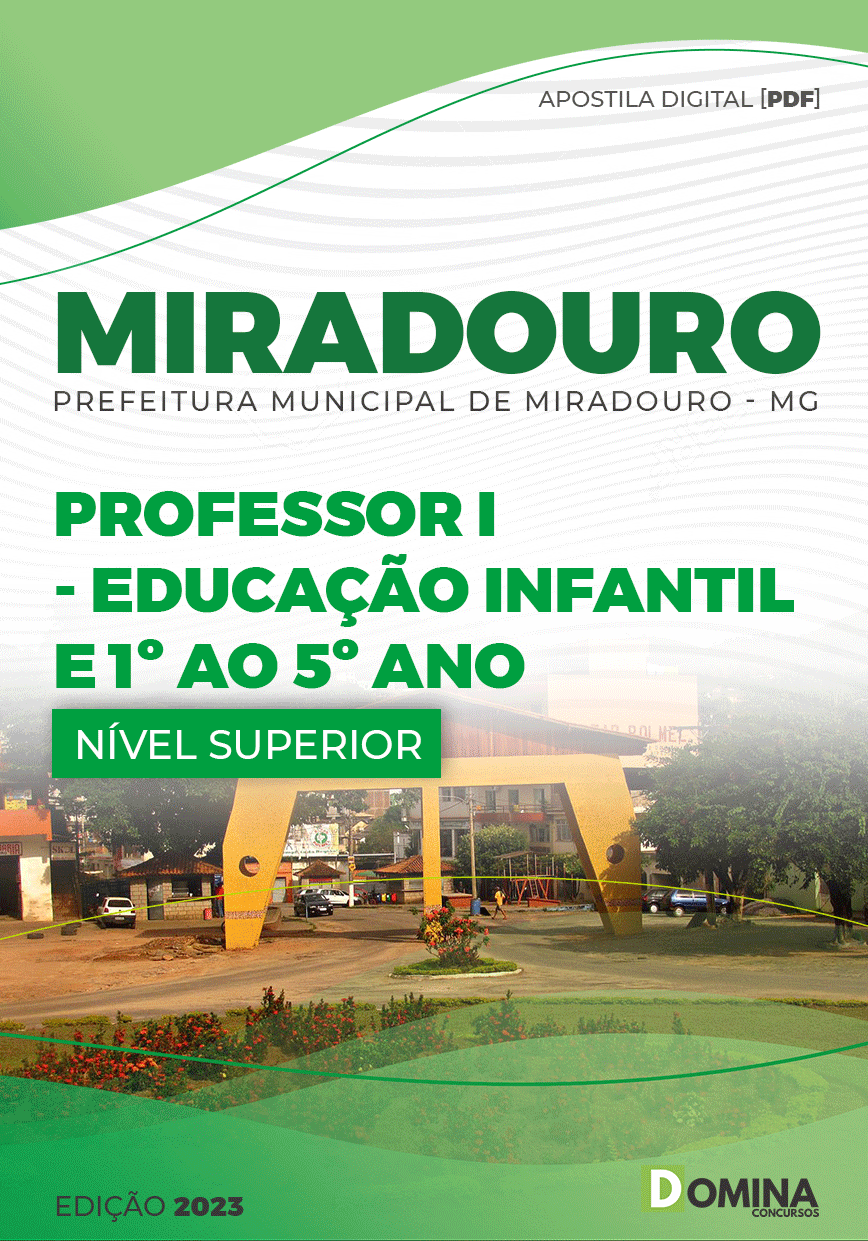 Apostila Pref Miradouro MG 2023 Professor I Educação Infantil