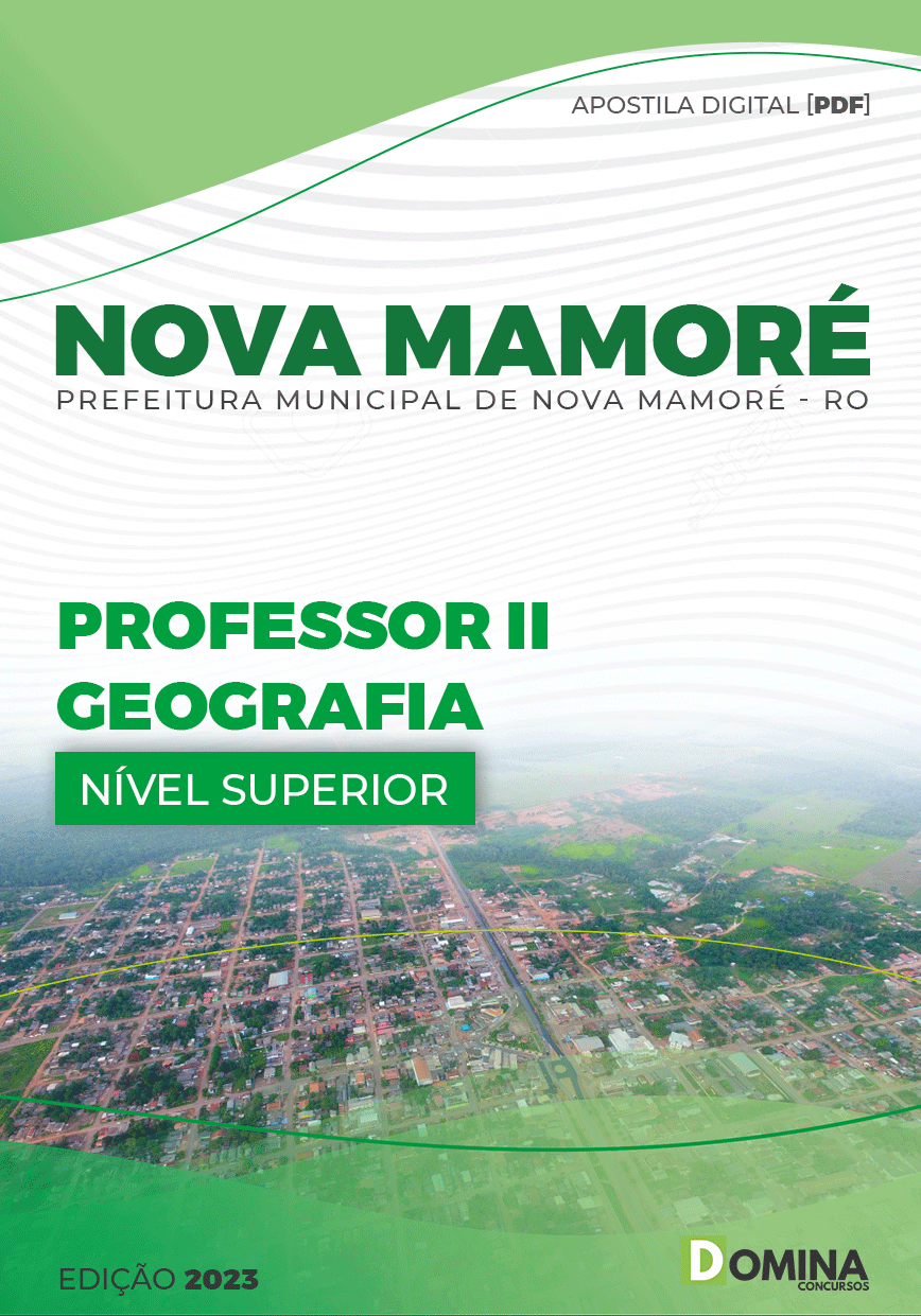 Apostila Pref Nova Mamoré RO 2023 Professor II Geografia