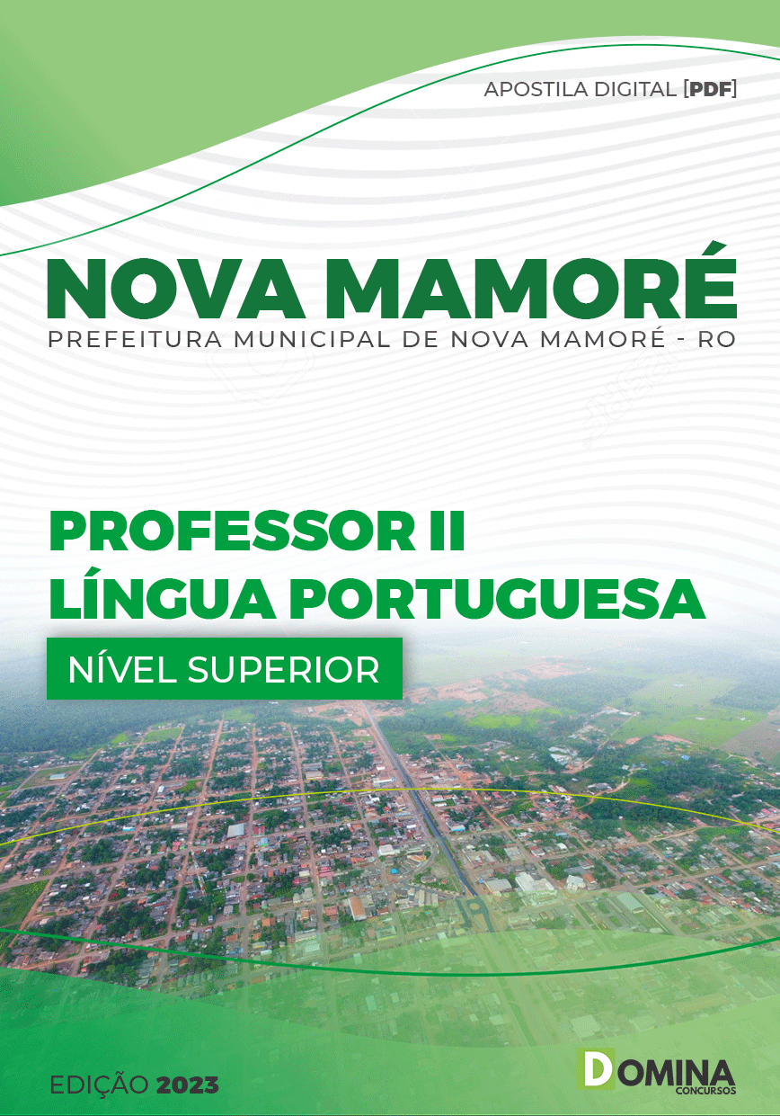 Apostila Pref Nova Mamoré RO 2023 Professor II Língua Portuguesa