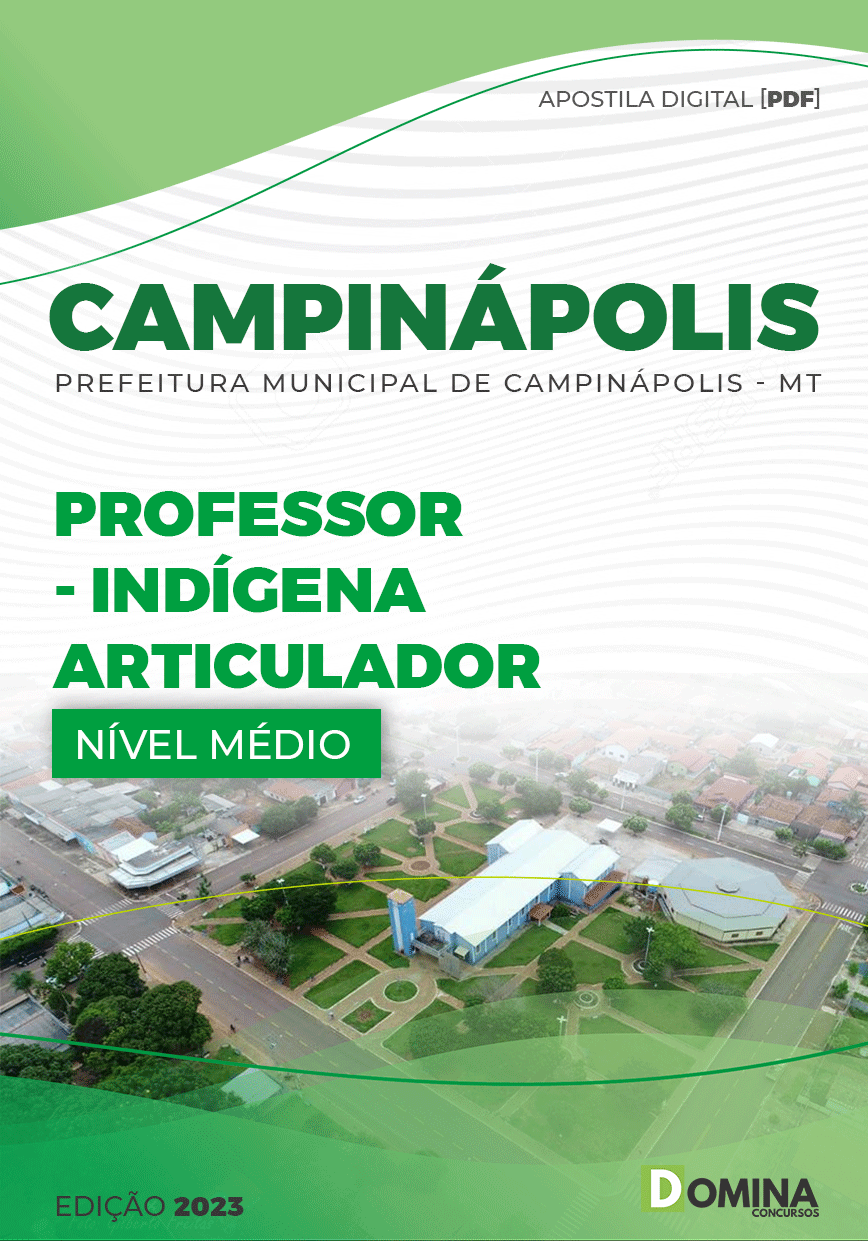 Apostila Pref Campinápolis MT 2023 Professor Indígena Articulado