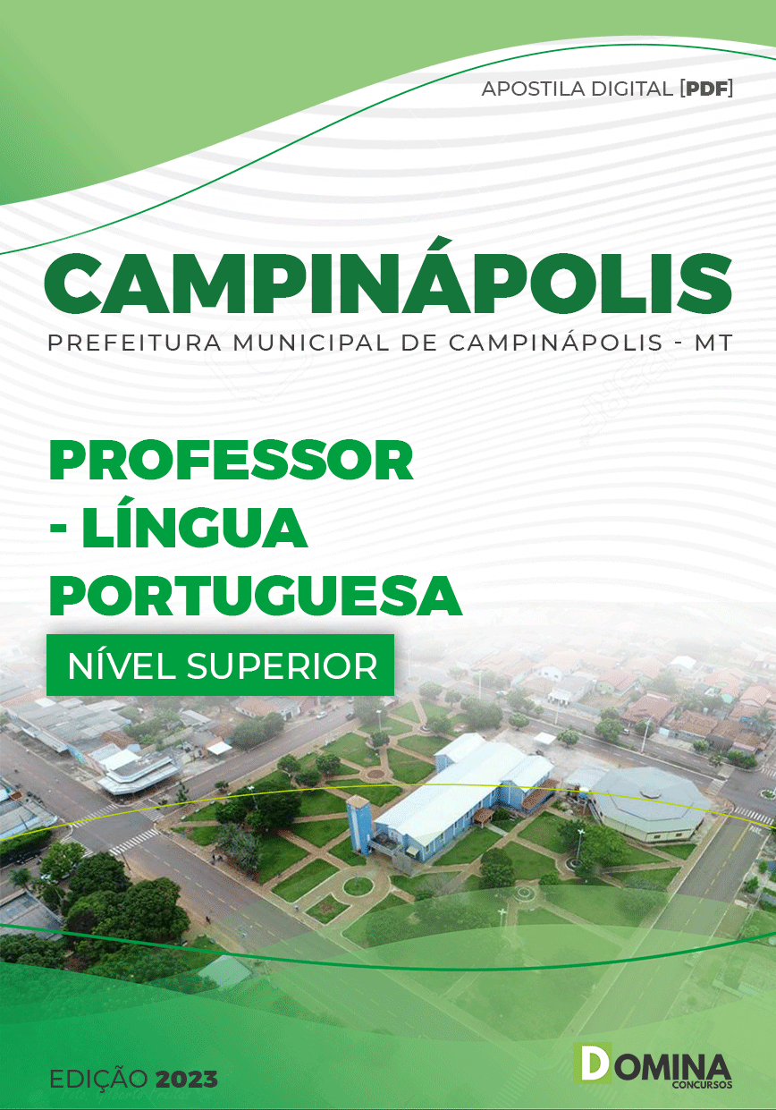 Apostila Pref Campinápolis MT 2023 Professor Língua Portuguesa