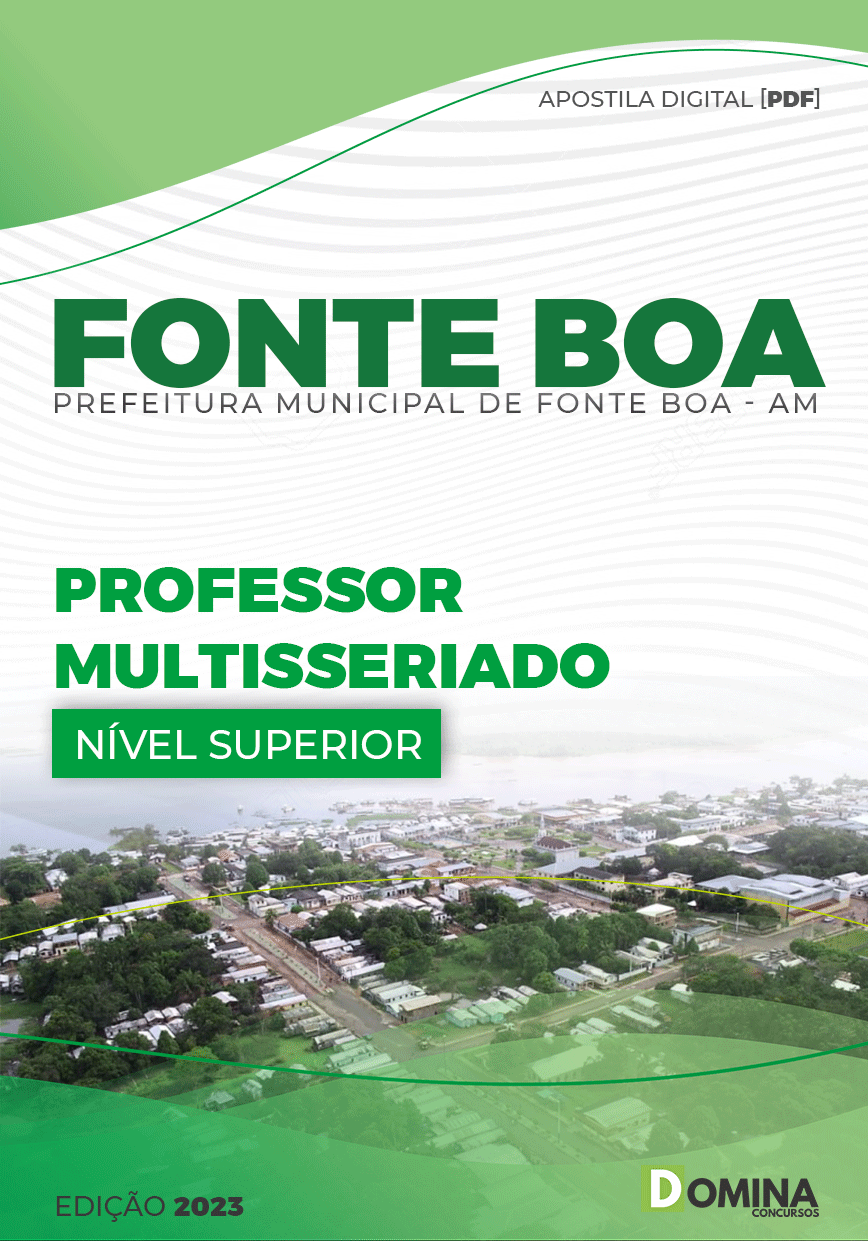 Apostila Digital Pref Fonte Boa AM 2023 Professor Multisseriado