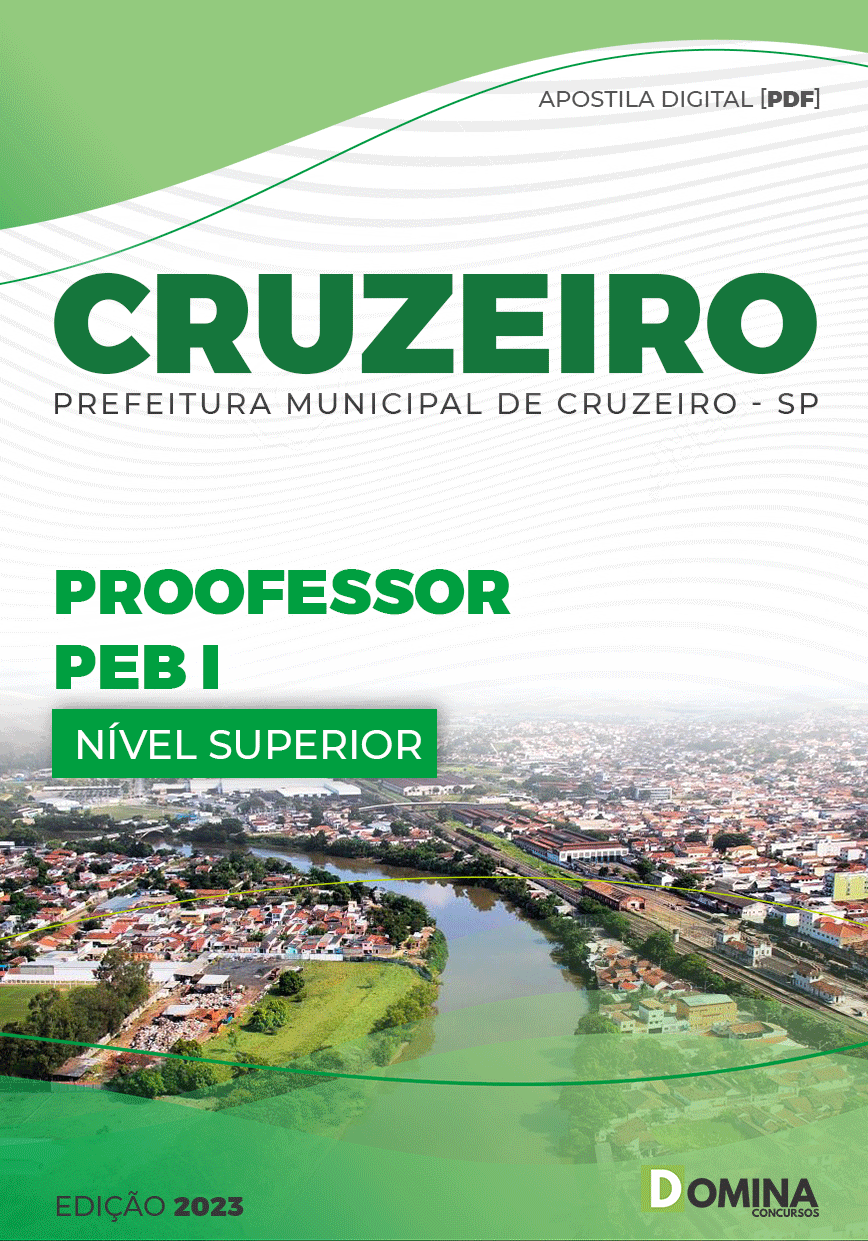 Apostila Pref Cruzeiro SP 2023 Professor Educação Básica PEB I