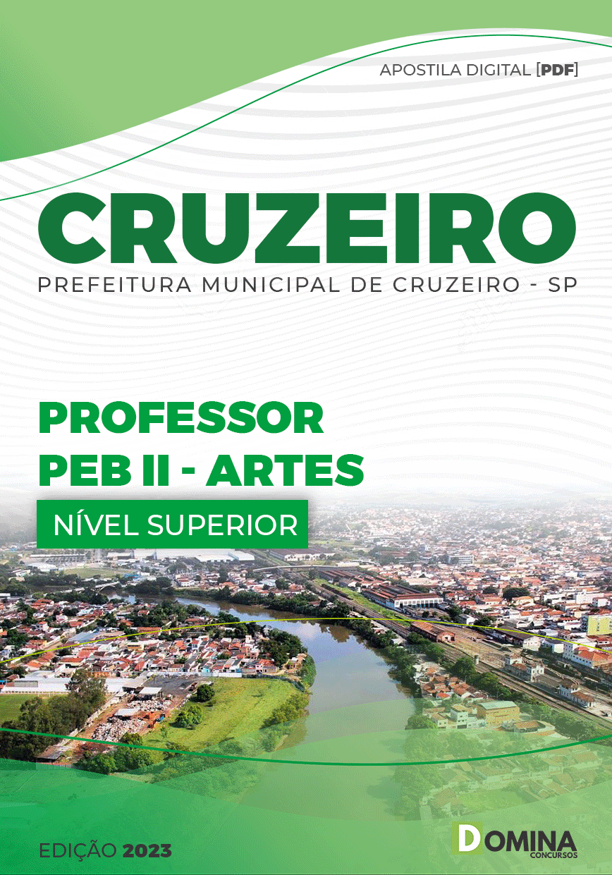 Apostila Pref Cruzeiro SP 2023 Professor PEB II Artes