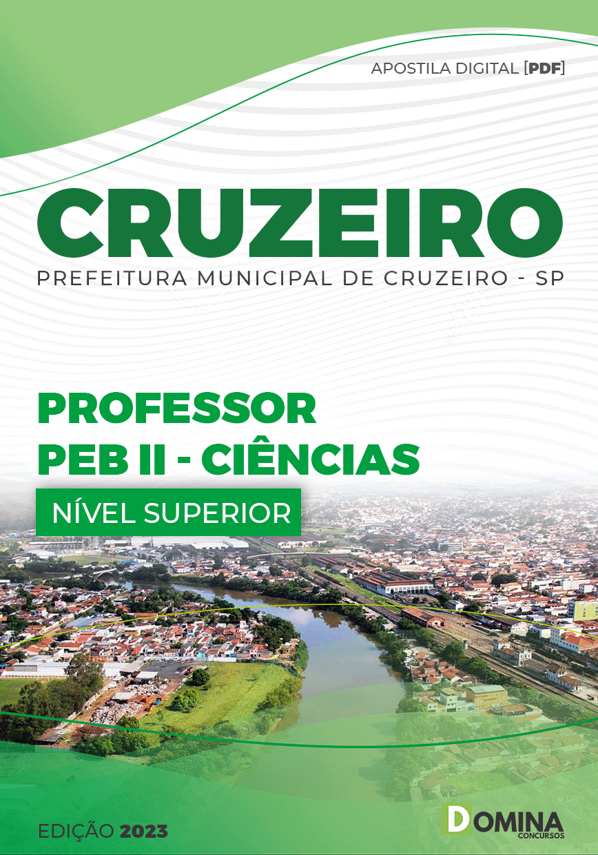 Apostila Pref Cruzeiro SP 2023 Professor PEB II Ciências