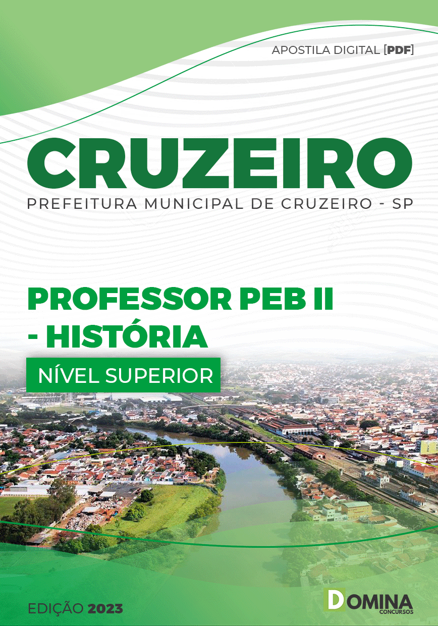 Apostila Pref Cruzeiro SP 2023 Professor PEB II História