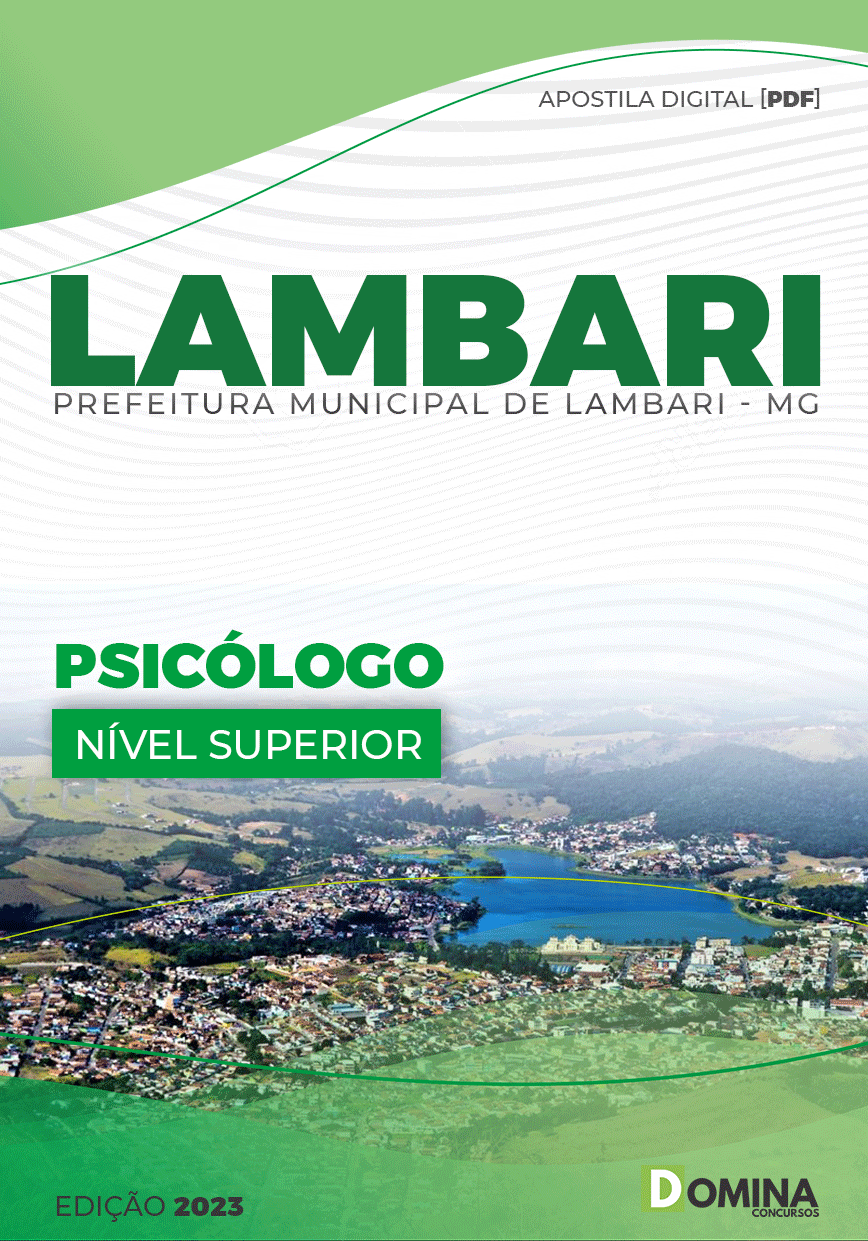 Apostila Concurso Pref Lambari MG 2023 Psicólogo