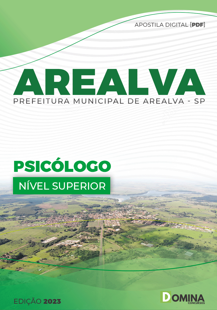 Apostila Concurso Pref Arealva SP 2023 Psicólogo