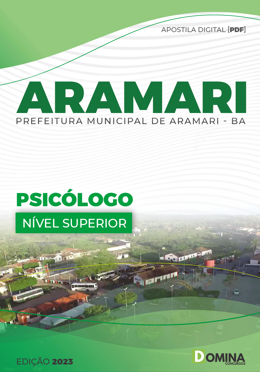 Apostila Concurso Pref Aramari BA 2023 Psicólogo