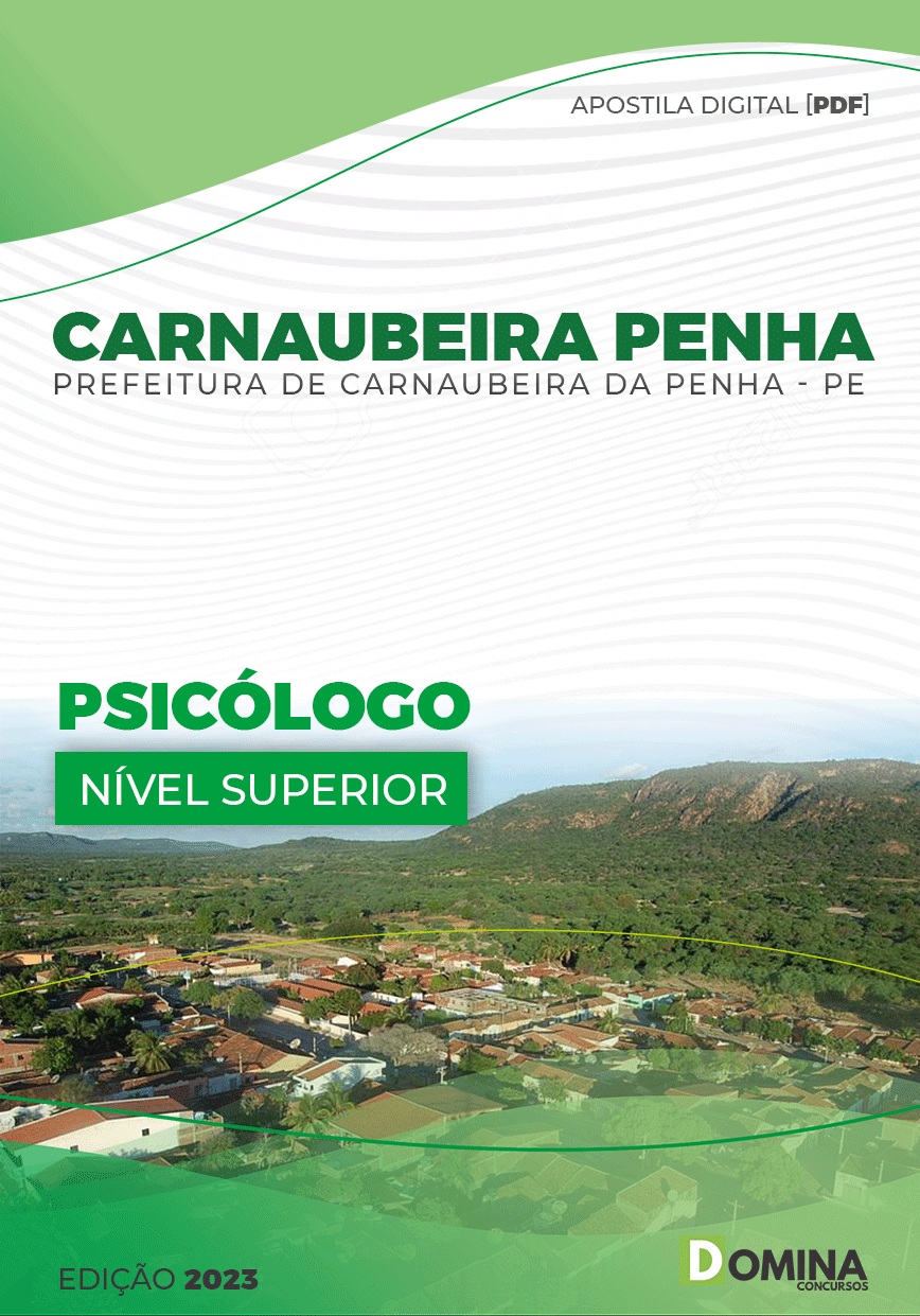 Apostila Pref Carnaubeira Penha PE 2023 Psicólogo