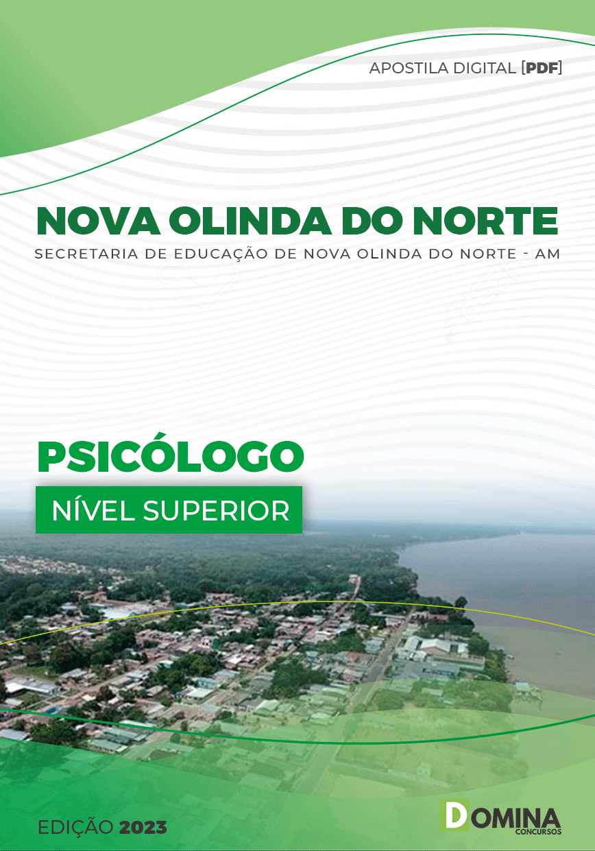 Apostila Pref Nova Olinda Norte AM 2023 Psicólogo