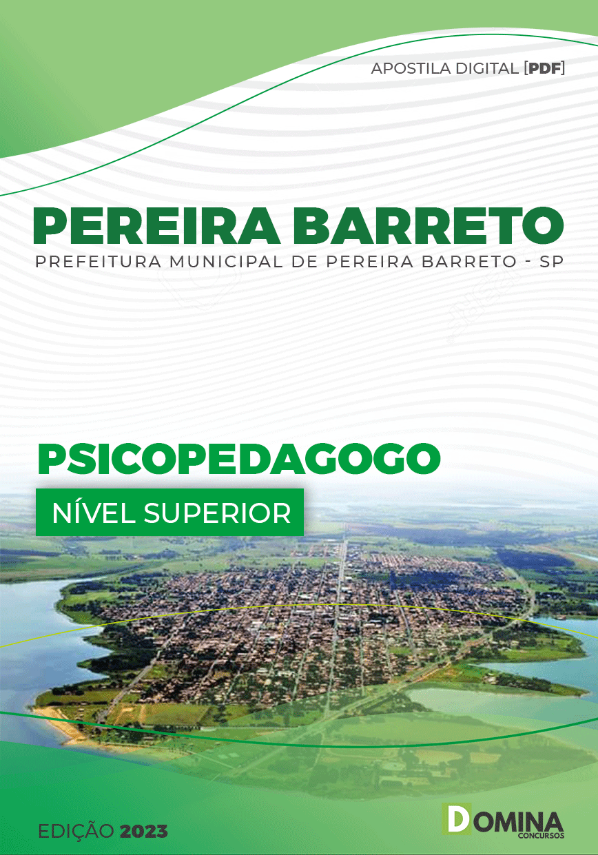 Apostila Pref Pereira Barreto SP 2023 Psicopedagogo