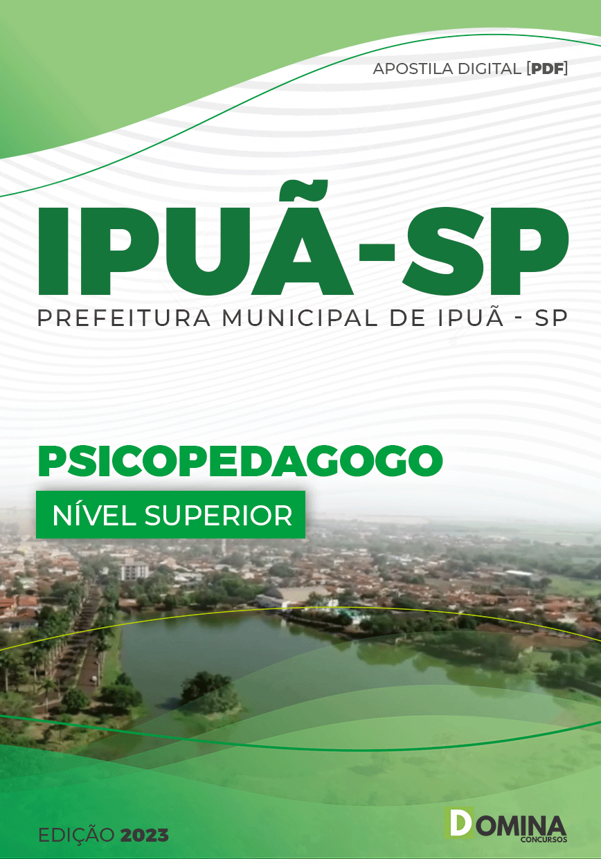 Apostila Concurso Pref Ipuã SP 2023 Psicopedagogo