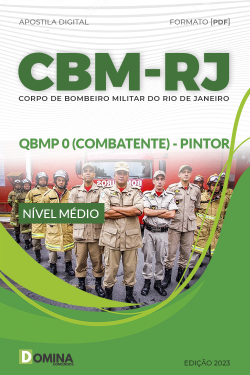 Apostila Bombeiro RJ 2023 Soldado Combatente Pintor