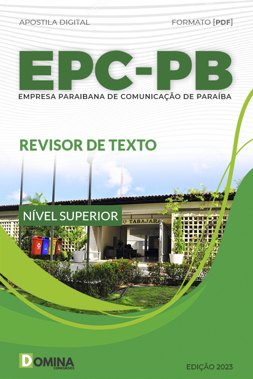 Apostila Digital Concurso Público EPC PE 2023 Revisor Texto