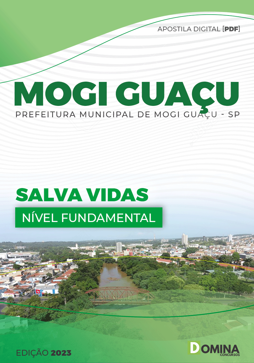 Apostila Digital Pref Mogi Guaçu SP 2023 Salva Vidas
