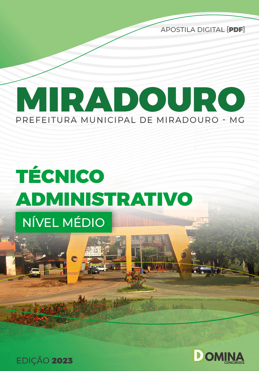 Apostila Pref Miradouro MG 2023 Técnico Administrativo