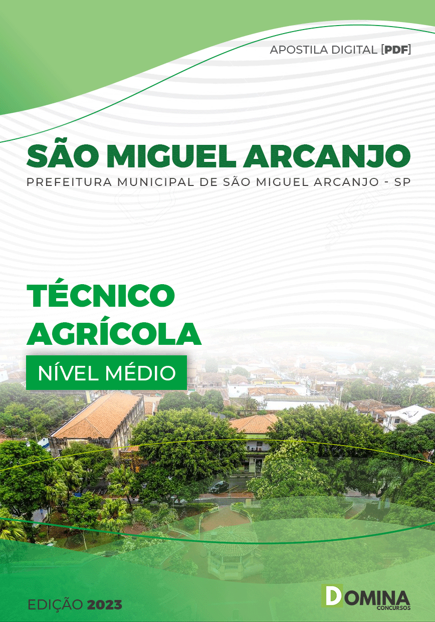 Apostila Pref São Miguel Arcanjo SP 2023 Técnico Agrícola