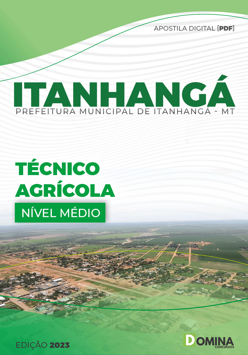 Apostila Concurso Pref Itanhangá MT 2023 Técnico Agrícola