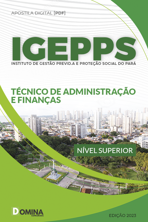 Apostila Concurso IGEPPS 2023 Técnico Administração Finanças