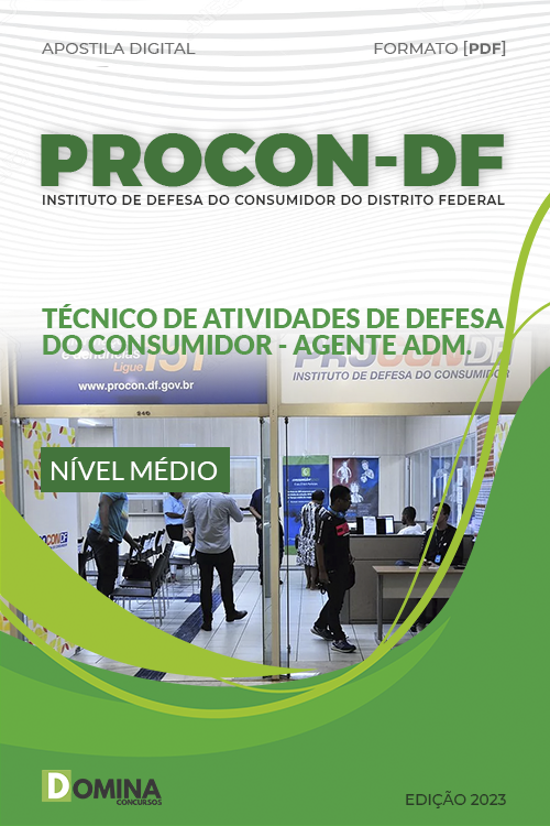 Apostila PROCON DF 2023 Técnico Atividade Defesa Consumidor