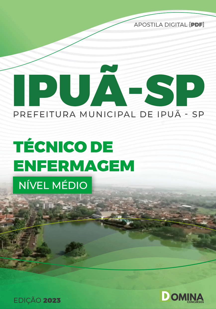 Apostila Digital Pref Ipuã SP 2023 Técnico Enfermagem