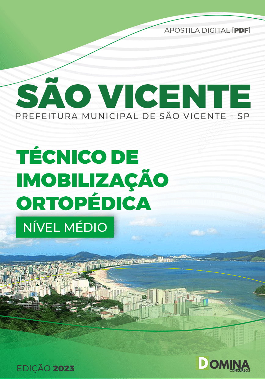 Apostila Pref São Vicente SP 2023 Técnico Ocupacional