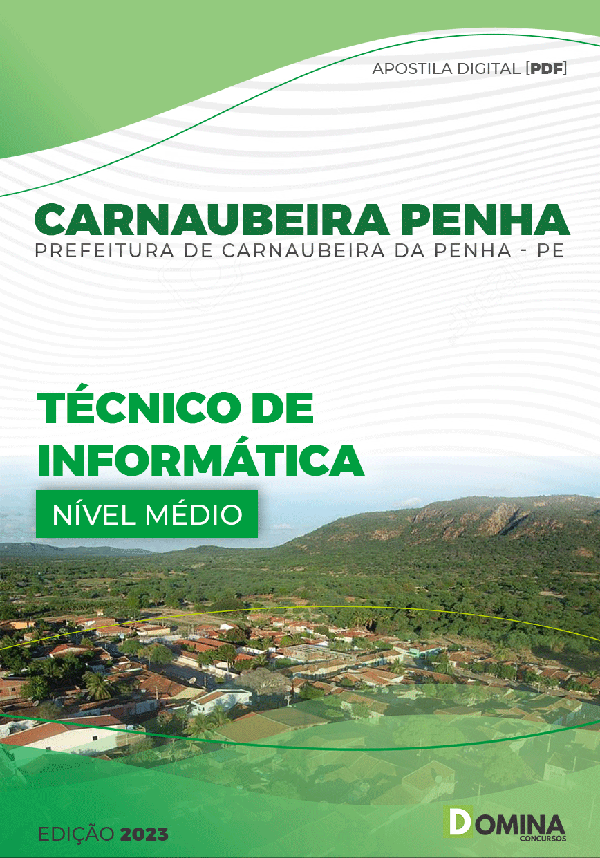 Apostila Pref Carnaubeira Penha PE 2023 Técnico Informática