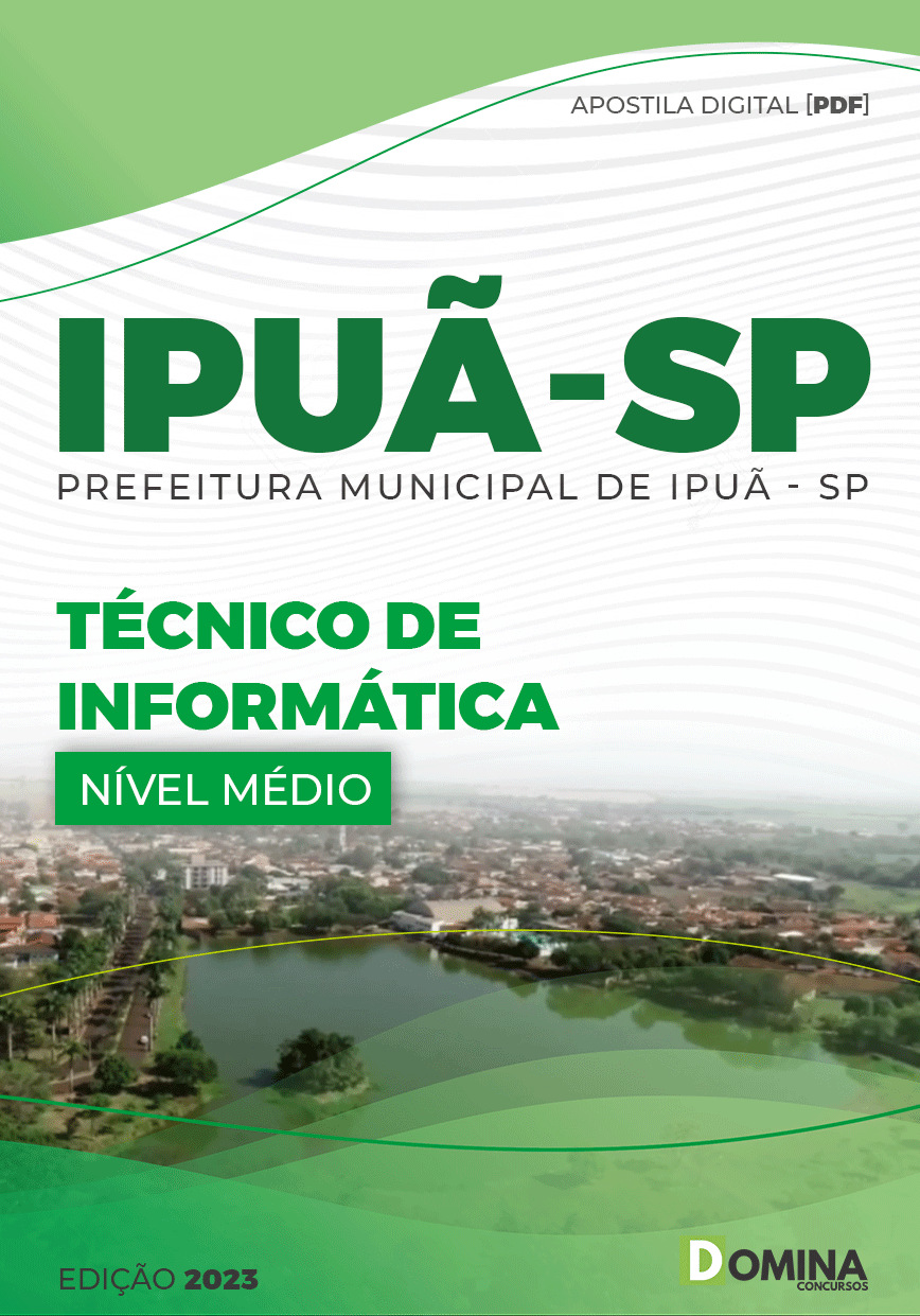 Apostila Digital Pref Ipuã SP 2023 Técnico Informática
