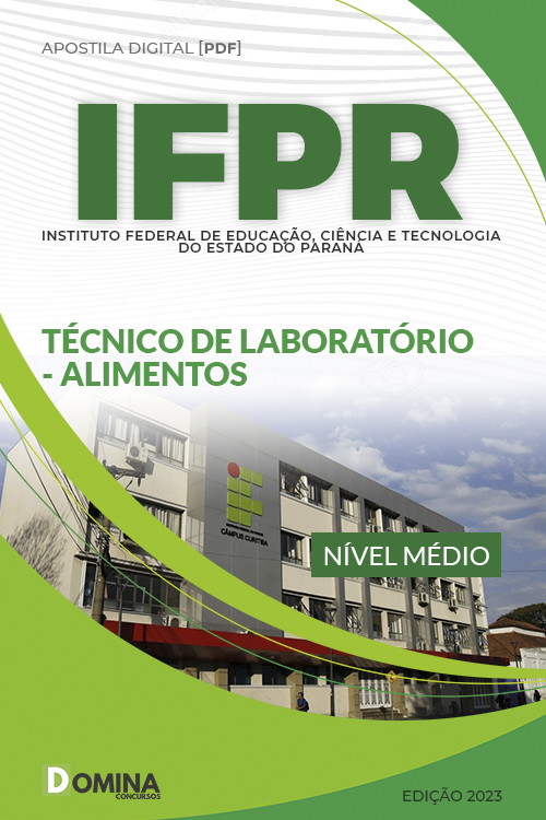Apostila Concurso IFPR 2023 Técnico Laboratório Alimentos