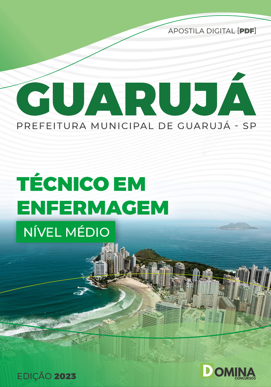 Apostila Pref Guarujá SP 2023 Técnico Enfermagem