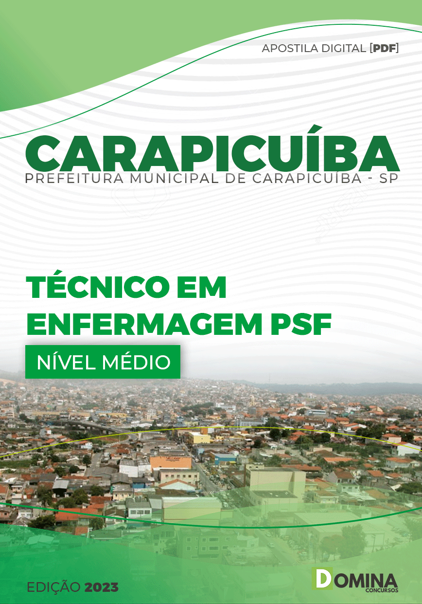 Apostila Pref Carapicuíba SP 2023 Técnico Enfermagem PSF