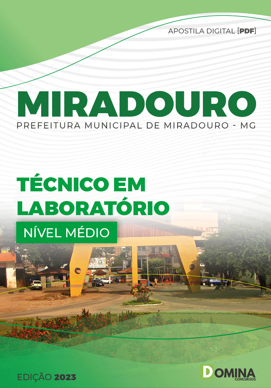 Apostila Pref Miradouro MG 2023 Técnico Laboratório